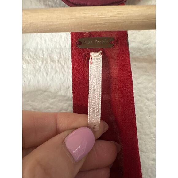 Free People Oaxaca Water Color Silk Beaded Dress, Womens Small. Silk - Picture 4 of 7